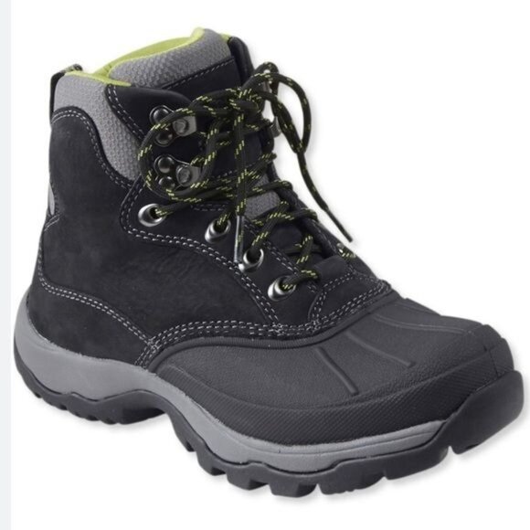 L.L. Bean Storm Chaser Waterproof 6" Boots Lace Primaloft TEK2.5 Size 7 - Picture 1 of 9